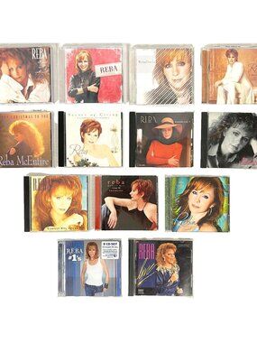 Reba McEntire 13 CD Lot #1's Live Hits II Rumor Xmas Love You See Him 1987-2009